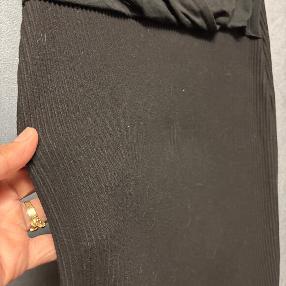 Zara Trafaluc Bodycon Dress Peek a Boo Back Sexy Goth Witchy Fitted Club Small - Picture 5 of 10